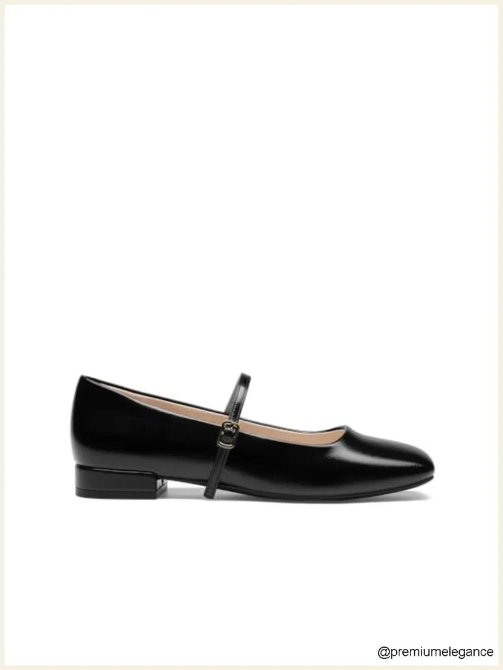 Women Square Toe Mary Jane Ballet Flats, Faux Leather Low Heel Dress Shoes for